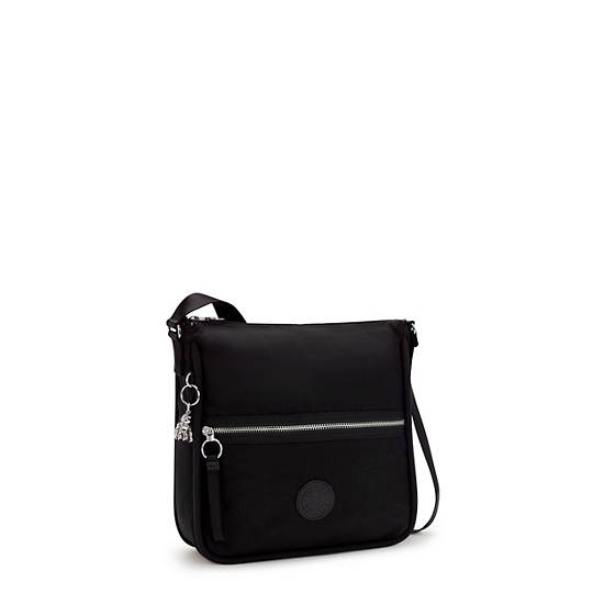 Kipling Oswin Shoulder Bags Black Noir | CA 1425EB